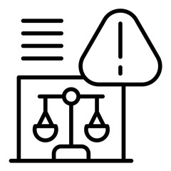 Litigation Risk Icon