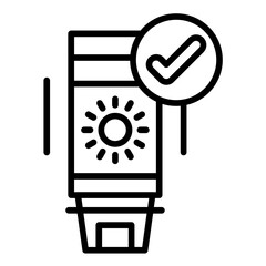 Sunscreen Icon