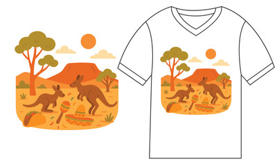 Flower vector illustration with nature and autumn elements for t-shirt design