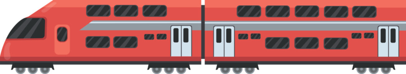 vector illustration of train