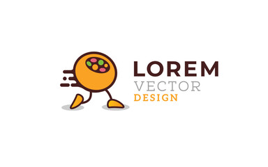 Pani Puri Logo Vector &ndash; Indian Street Food Snack Design