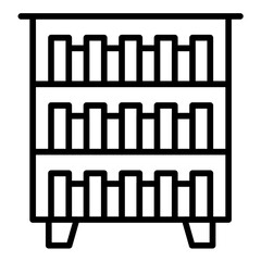 Bookshelf Icon