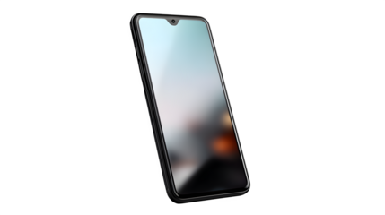 Sleek modern smartphone with gradient screen for app design mockups and technology presentations, showcasing innovation and digital lifestyle trends