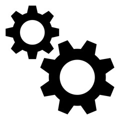 Processing Icon Glyph Vector Illustration 