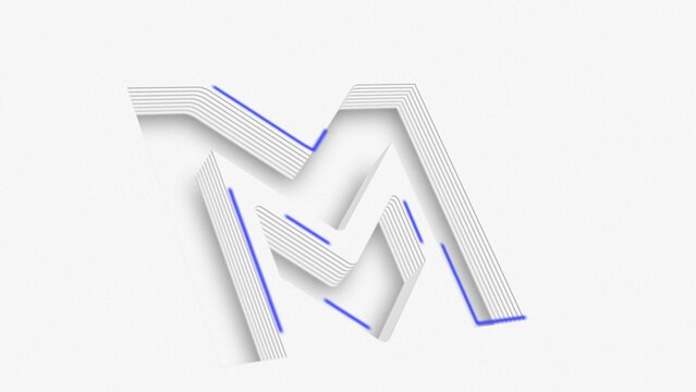 Minimalistic Depth Extrude 3D Logo Reveal