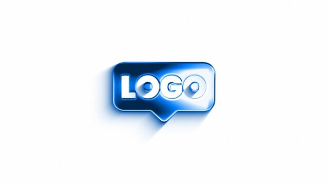 Clean Shiny Metallic Logo Reveal