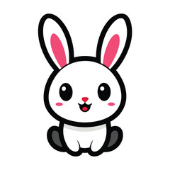 Obraz premium Adorable Sitting Bunny