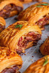 French Bakery Croissant in Dubai - Dubai Chocolate - Viral Dubai Croissant