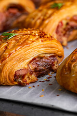 French Bakery Croissant in Dubai - Dubai Chocolate - Viral Dubai Croissant