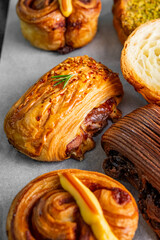 French Bakery Croissant in Dubai - Dubai Chocolate - Viral Dubai Croissant