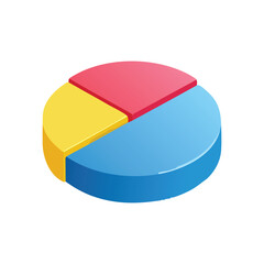 Obraz premium 3d pie chart