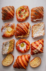 French Bakery Croissant in Dubai - Dubai Chocolate - Viral Dubai Croissant