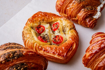 French Bakery Croissant in Dubai - Dubai Chocolate - Viral Dubai Croissant