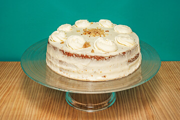 Maple Syrup Carrot Cake: Naturally sweetened with an earthy touch that complements the spices