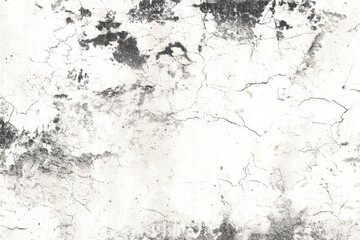 Cracked, weathered, white surface with dark marks