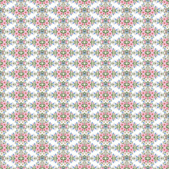 vector seamless pattern with flowers