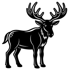 Obraz premium deer vector illustration