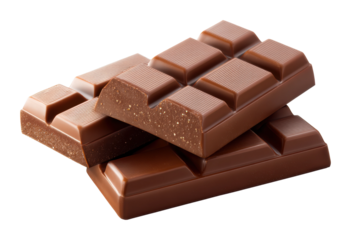 Chocolate bar delight gourmet store food bright isolated on transparent background