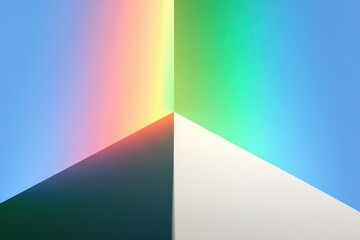 Abstract Color Blocking Design