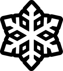 Vector snowflake clipart isolated. 
Black Snowflake silhouette.
Snowflake shaped gingerbread cookies silhouette vector.
Transparent background.