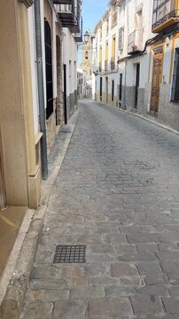 Picturesque streets of Sabiote village in Ja&eacute;n, Andalusia, Spain