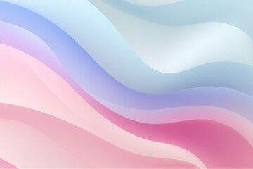 Fototapeta premium Soft Pastel Gradient Waves Background abstract