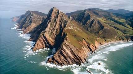 desert canyon with layered rocks, shadows, and light rays piercing through narrow spaces