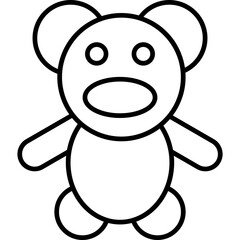 Teddy Bearh Icon Vector Element