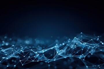 Abstract Digital Network Design With Blue Light