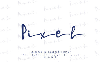 Creative Handwritten Font for Modern Design and Logo Branding
