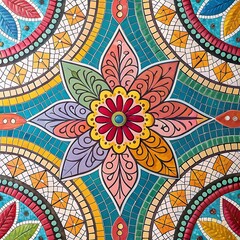 mosaic design ,seamless pattern