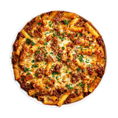 Baked Ziti on transparent background