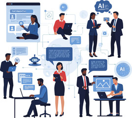 Isolated a kinds of deferent Sustainability illustration set. Sustainable clean industrial factory, renewable energy sources and green electricity. Environmental, Social, and Corporate vector art.