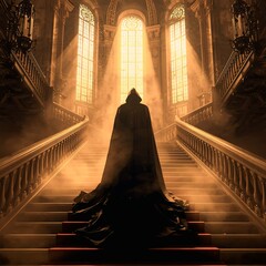 woman walking in the tunnel