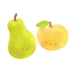 洋梨 梨 イラスト