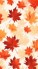 Maple leaves pattern plant leaf.