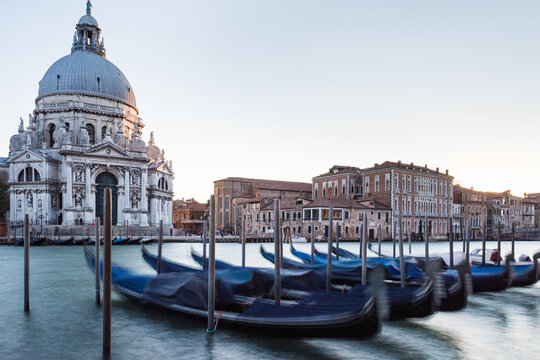 Gondolas in front of St Mark&rsquo;s Basilica, Venice