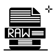 Raw Data Icon