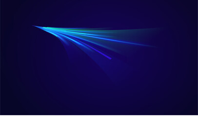 Speed glows with blue and pink light lines flowing through dark abstract tunnel digital futuristic technology electric effect bright pattern trail network stream modern design concept illumination gra © Little Monster 2070