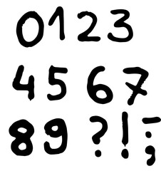 Spray number. Spray paint number