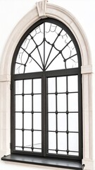 Ornate arched window