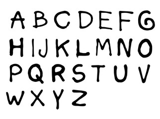 Spray ABC. Alphabet letters. Spray paint abc 