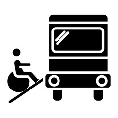 Wheelchair Accessible Bus Icon