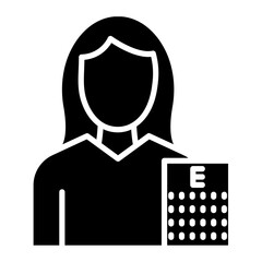 Optometrist Female Icon
