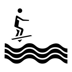 Surfing Icon