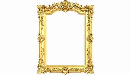 A gold frame on white background motion composition cartoonish style colorful figure gesture backgrounds scene illustration creative movement expression design elements depth emotion