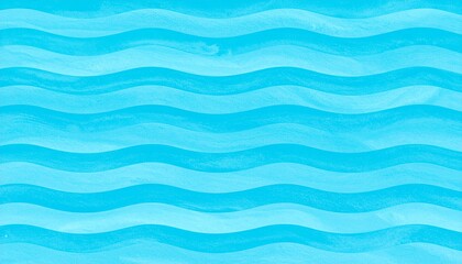 A blue watercolor background with wavy waves backgrounds frame scene colorful creative emotion style layers design figure composition gesture elements cartoonish illustration movement