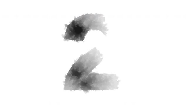 The number &ldquo;2&rdquo; appears as if ink has bled onto the paper