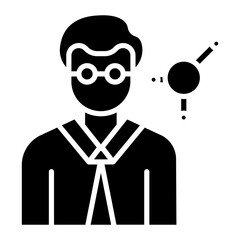 Scientist Male Icon