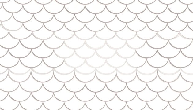 Repeating fish scale pattern in light taupe